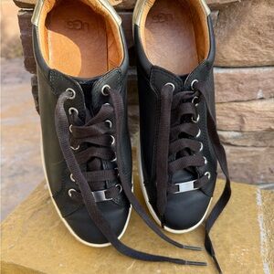 UGG Women’s Black and Tan Sneakers